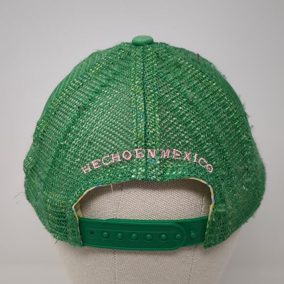 Corona Hecho En Mexico Trucker Hat Green One Size Adjustable Mesh Back Anoma - Picture 5 of 8